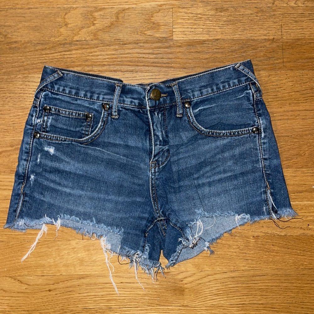 Free People Denim Shorts